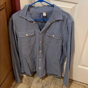 Blue Denim Button Up